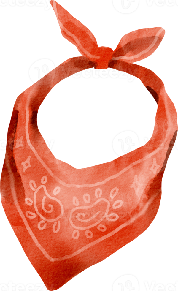 imágenes prediseñadas de acuarela de bandana png