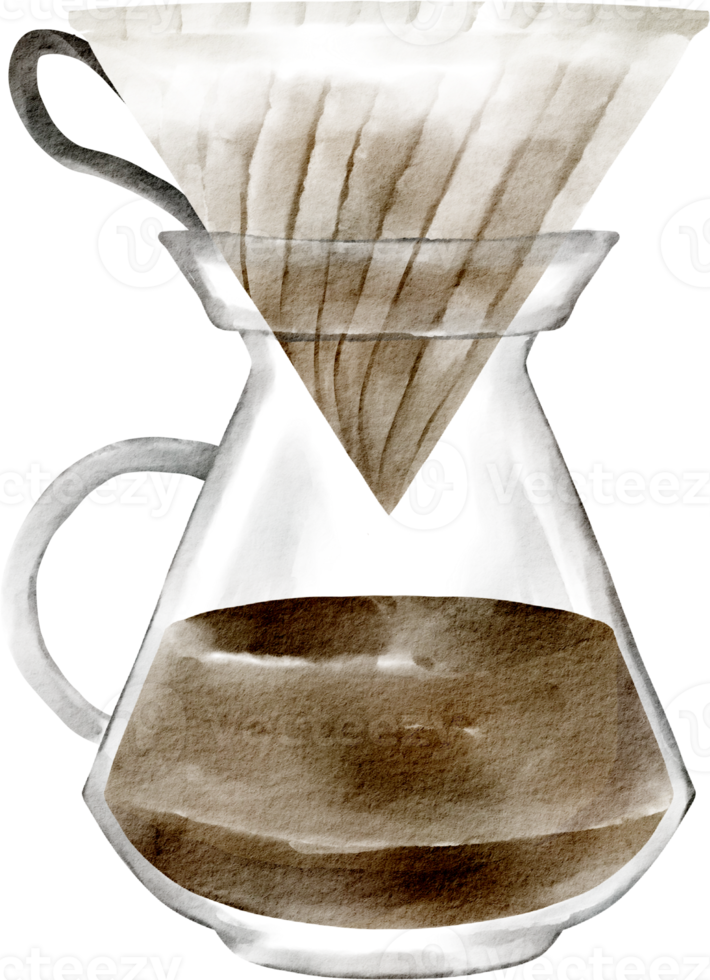 watercolor coffee drip png