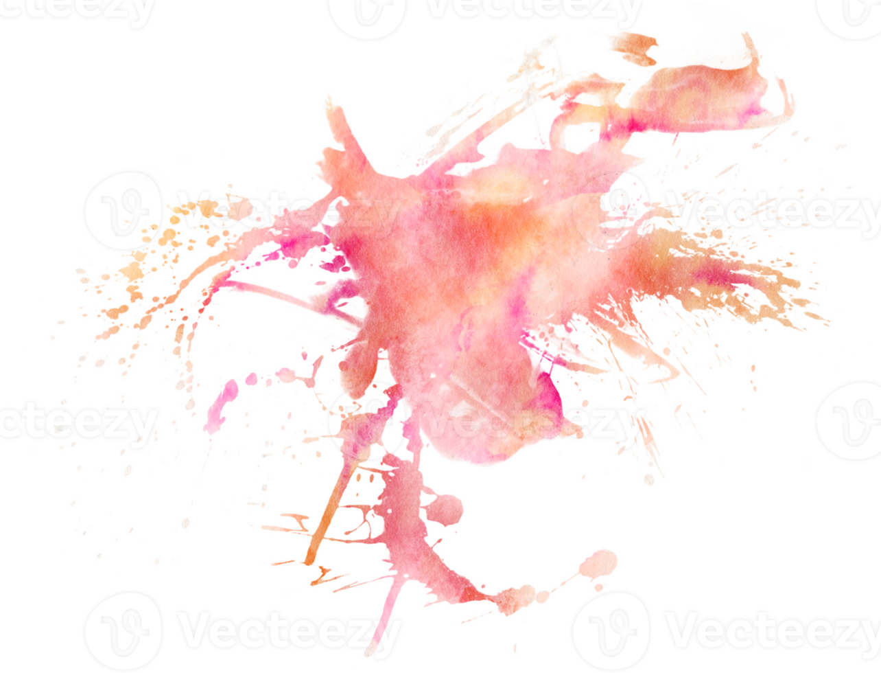 tinta de salpicaduras de acuarela png