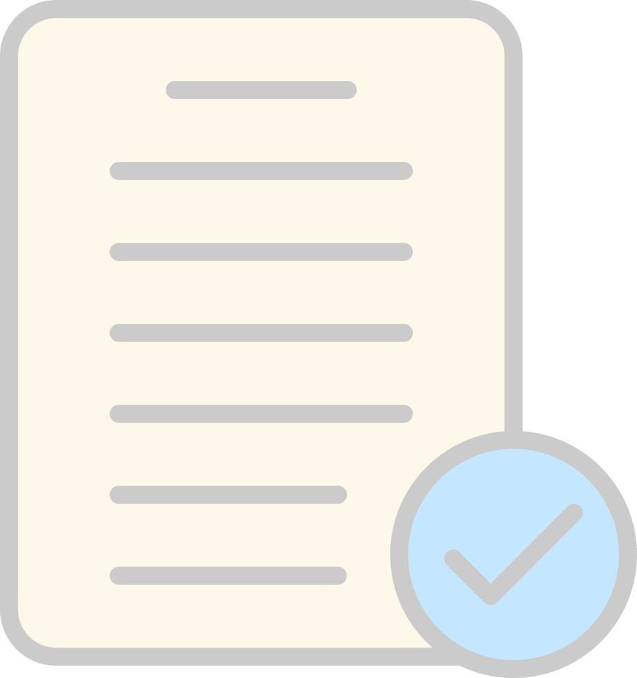 Checked Vector Icon Design