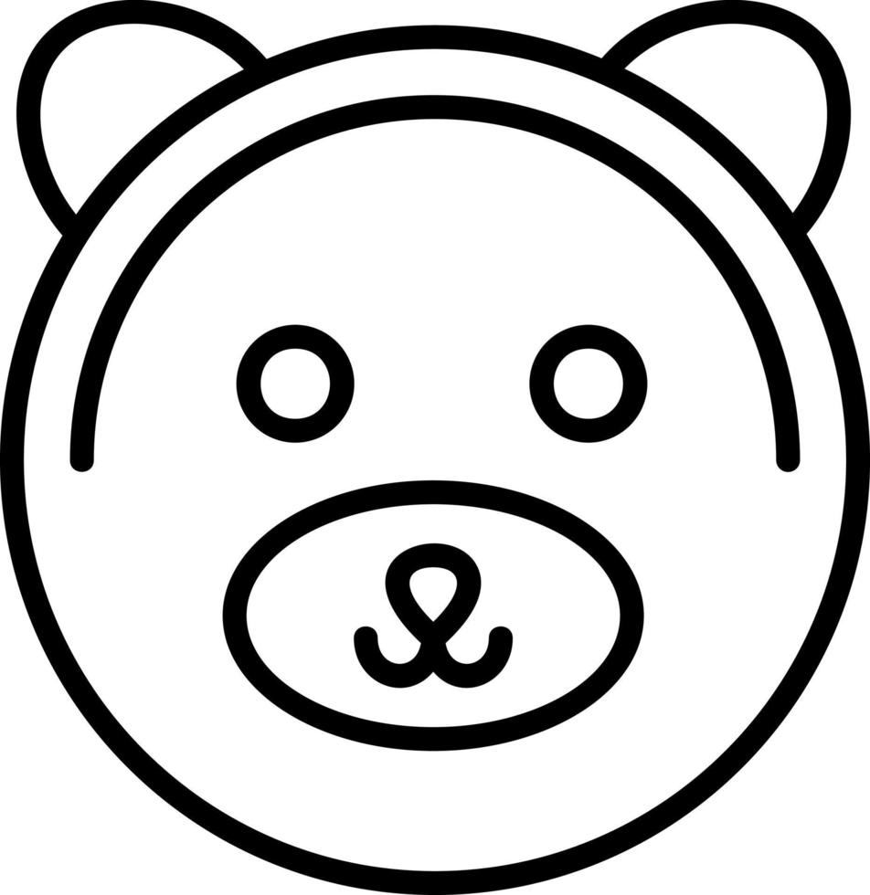 Bear Vector Icon Design