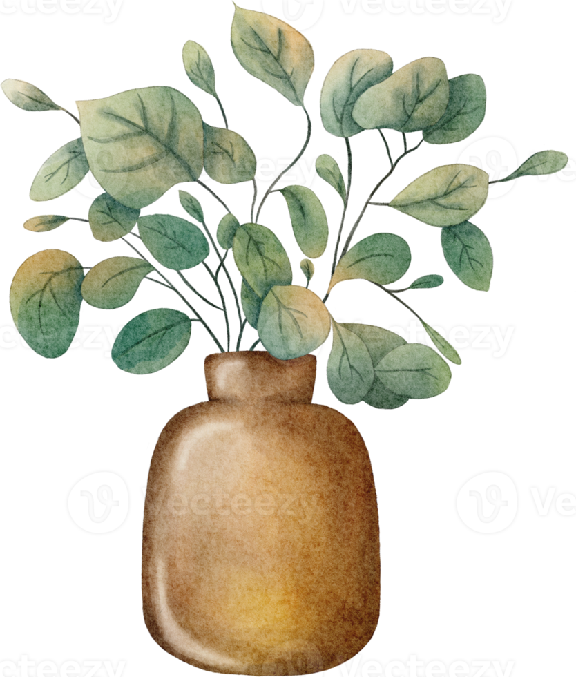 clipart de planta de acuarela png