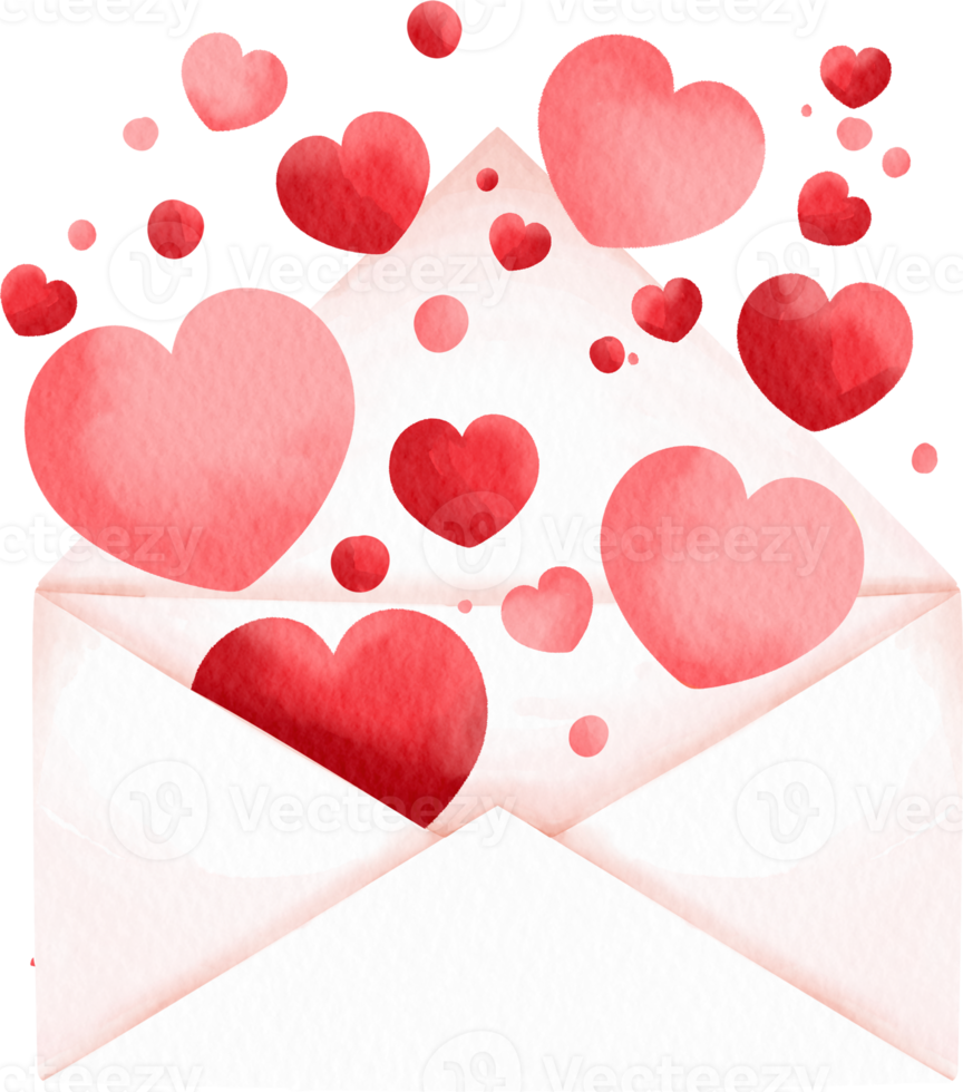 aquarell valentinstag png