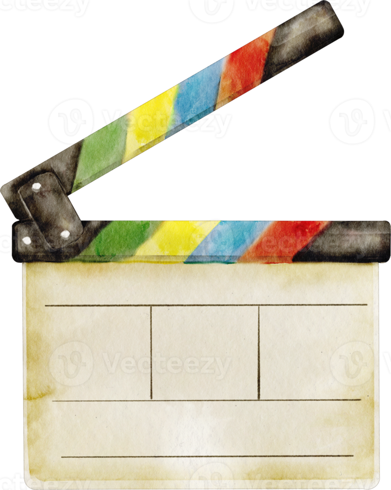 watercolor cinema movie png