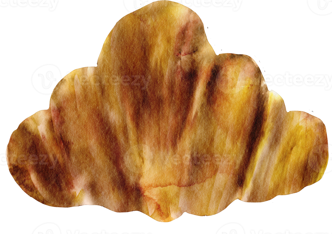 watercolor croissant bakery png