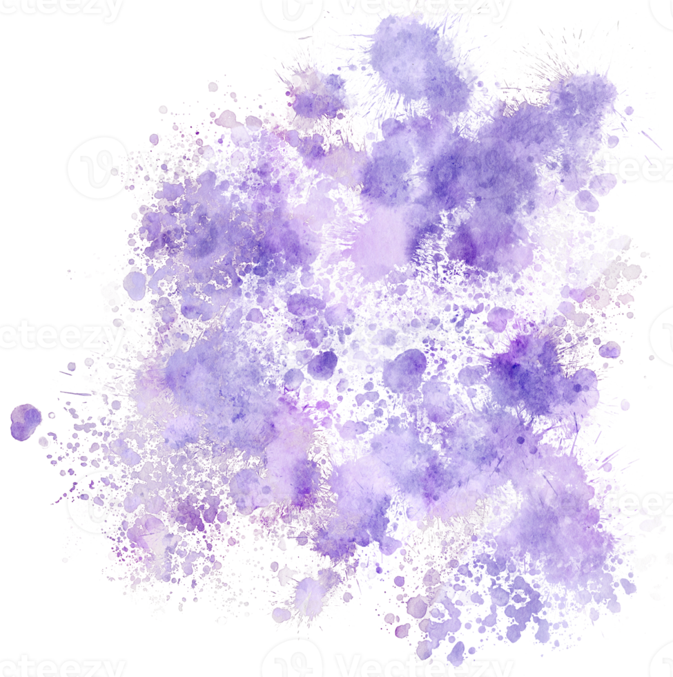 waterverf geklater Purper png