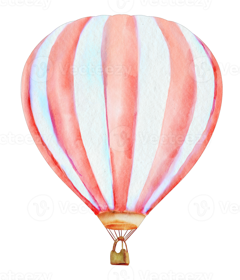 clipart de balão aquarela png