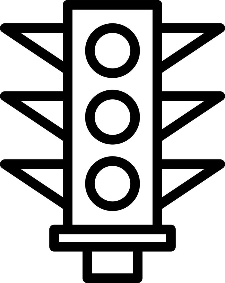 Traffic Signal Vector Icon Design