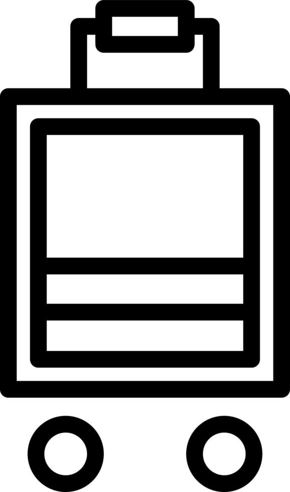 Baggages Vector Icon Design