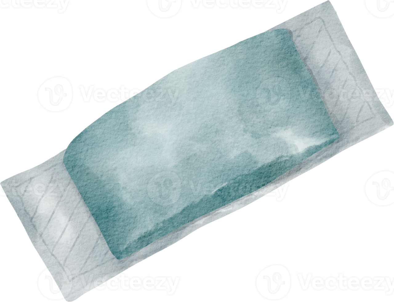 gel médical aquarelle png