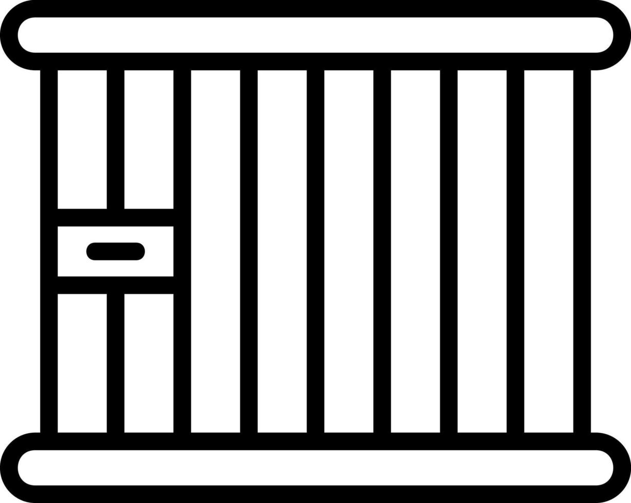 Jail Vector Icon Design