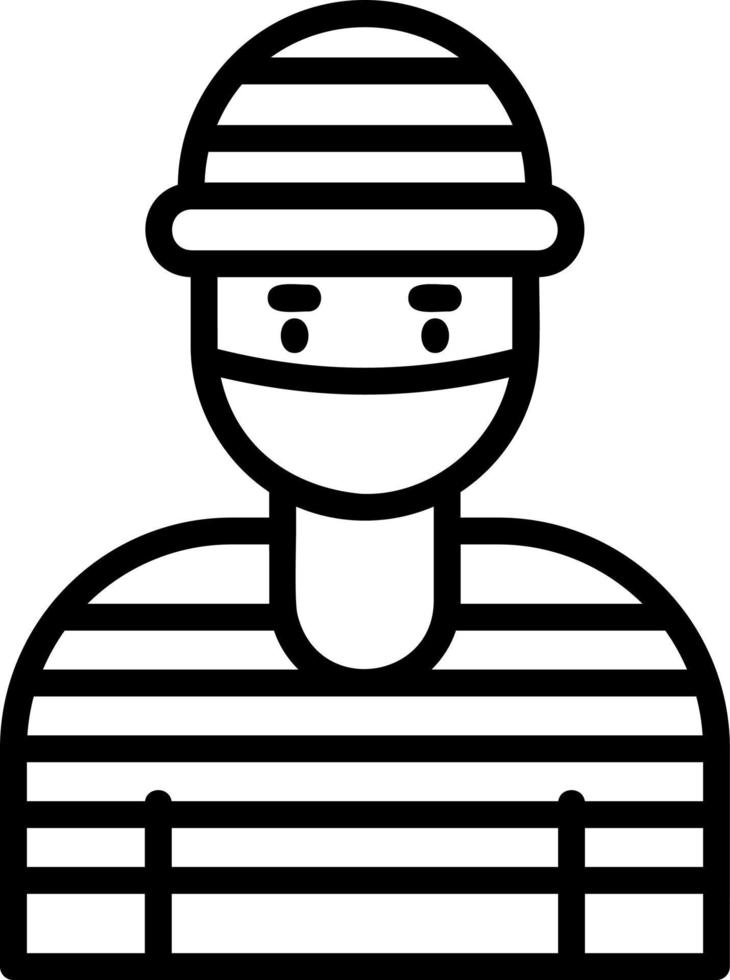 Robber Vector Icon Design