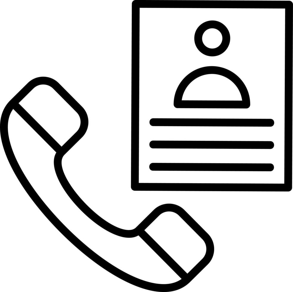 Contact Vector Icon Design