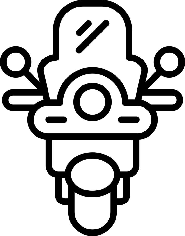 Motorbike Vector Icon Design