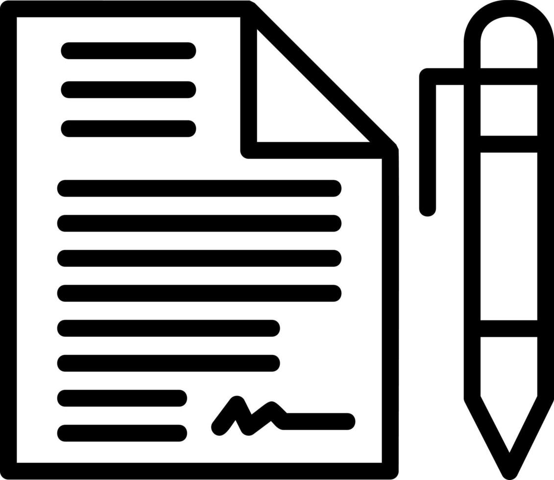 Contract Vector Icon Design