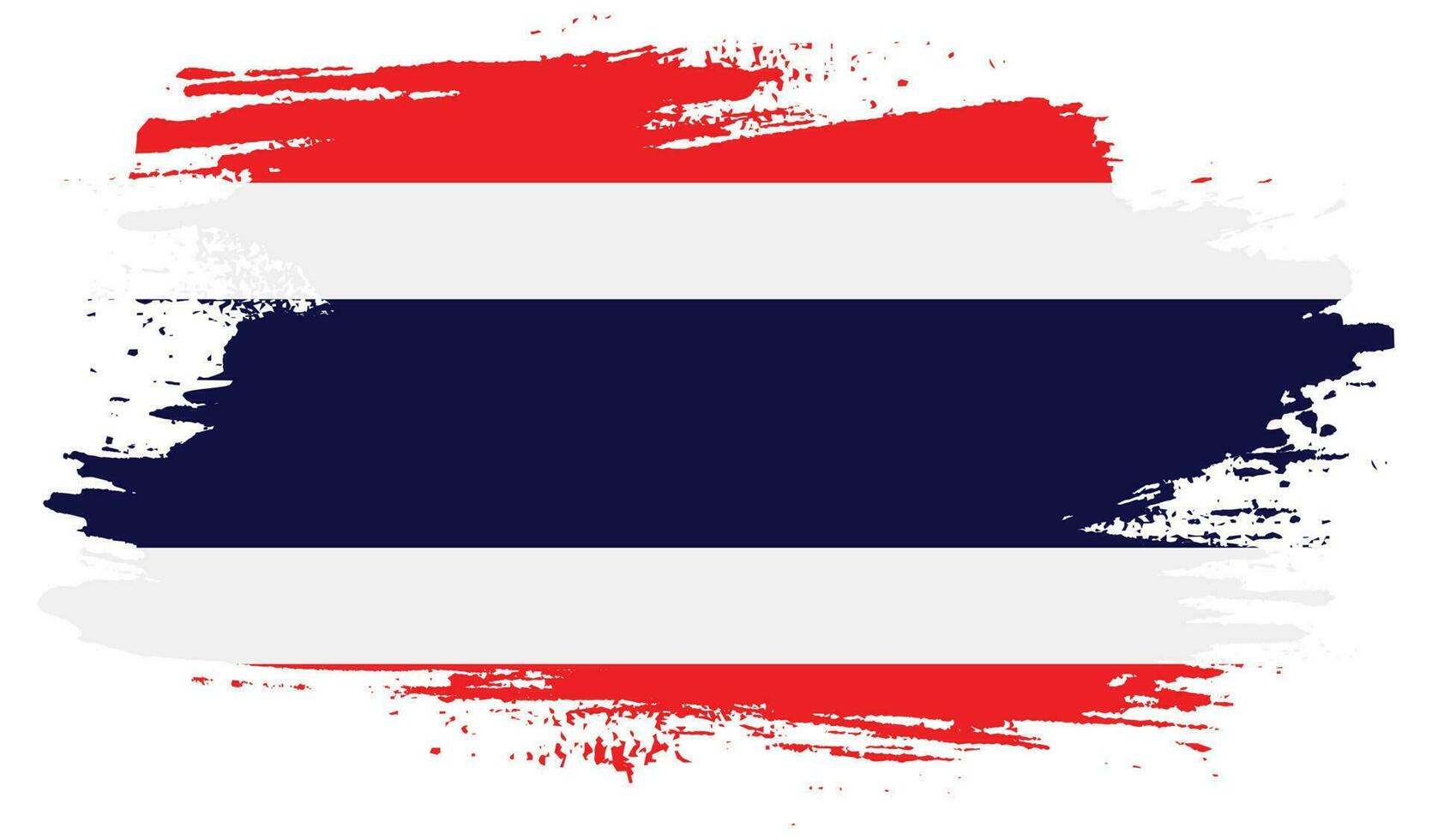 Splash brush stroke Thailand flag vector