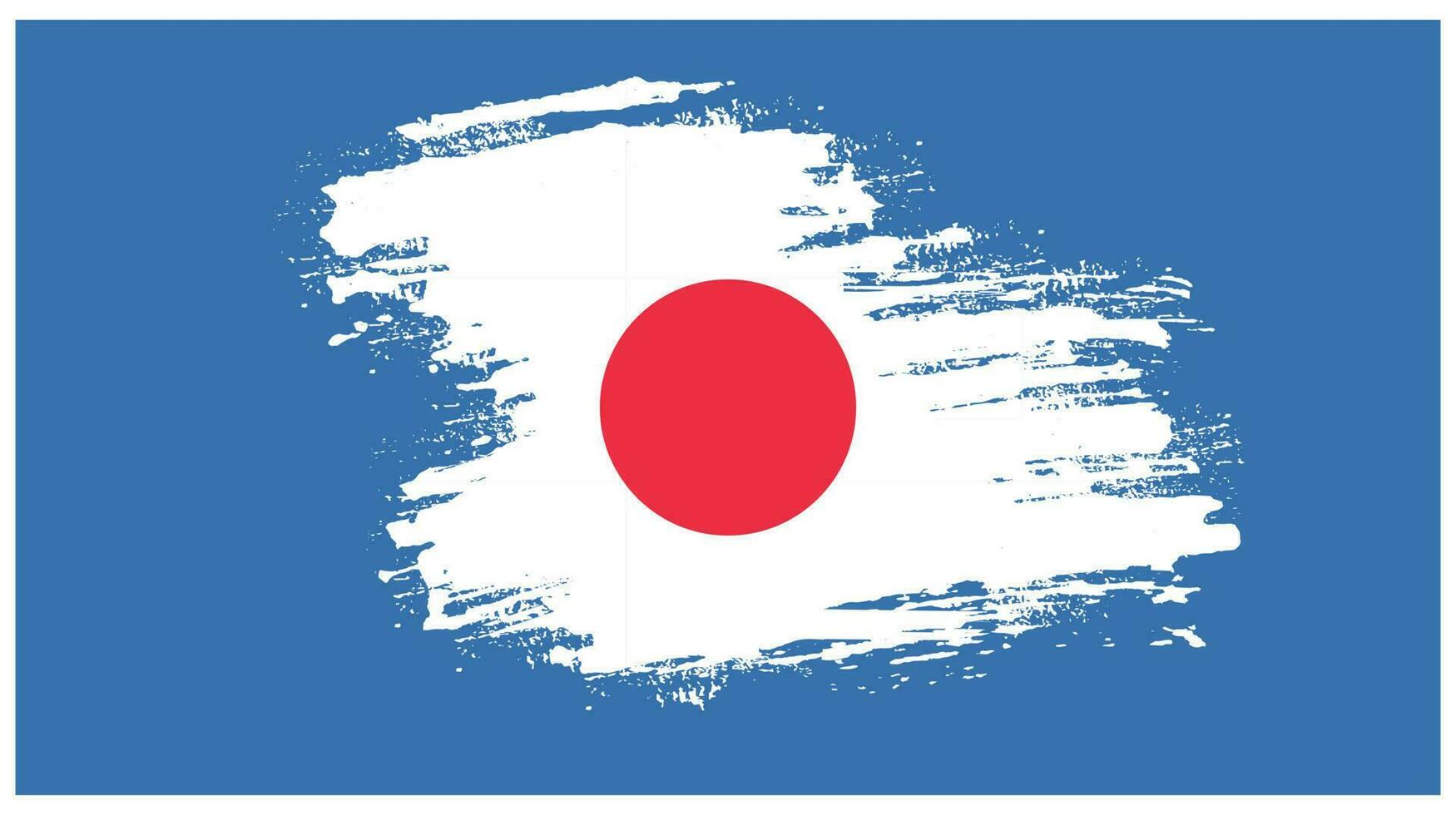 Graphic Japan grunge flag vector