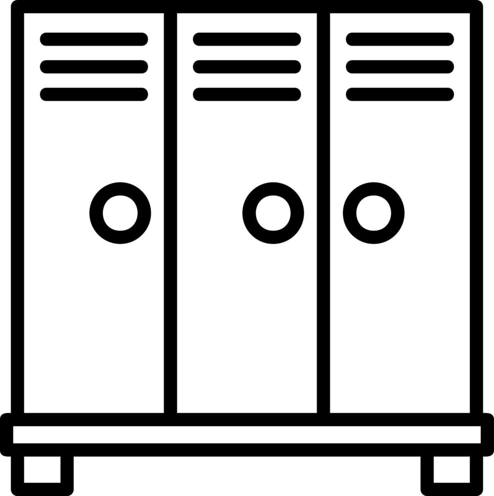 Locker Vector Icon Design