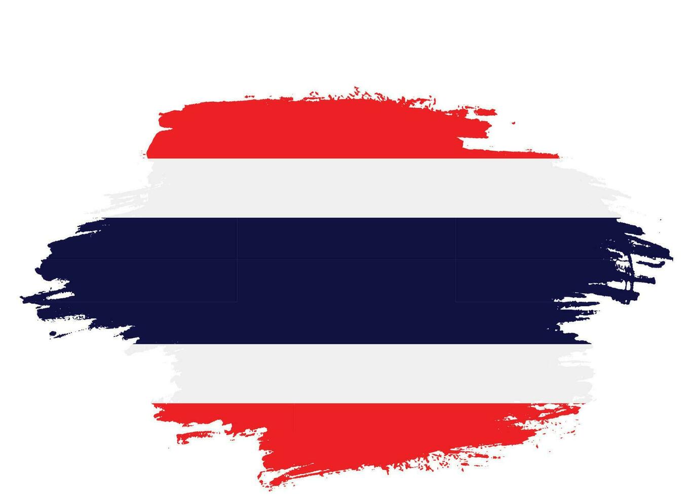 Thailand grunge texture abstract flag vector