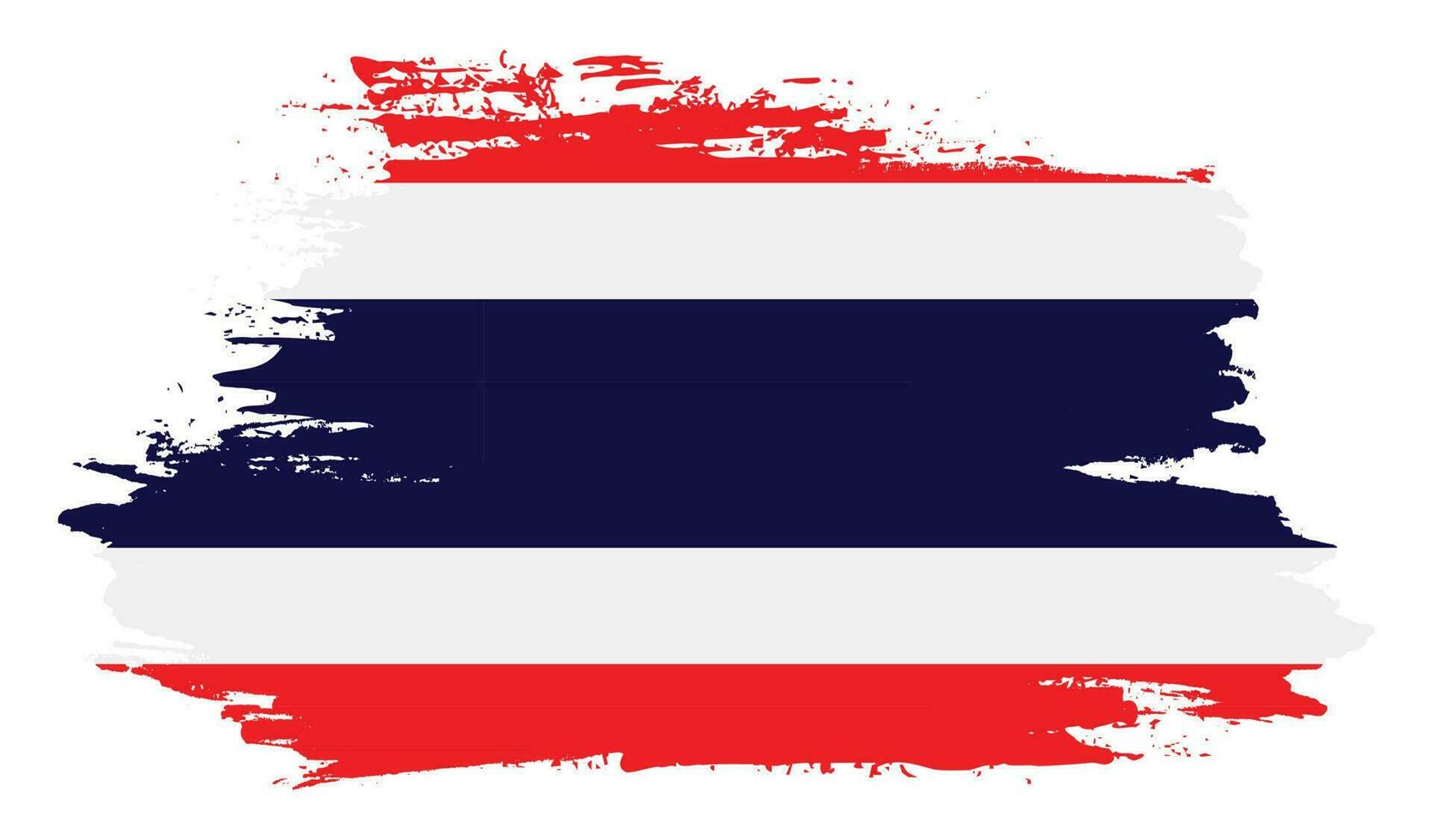 Thailand grungy flag vector