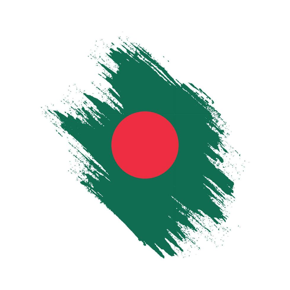 Bangladesh texture flag vector design