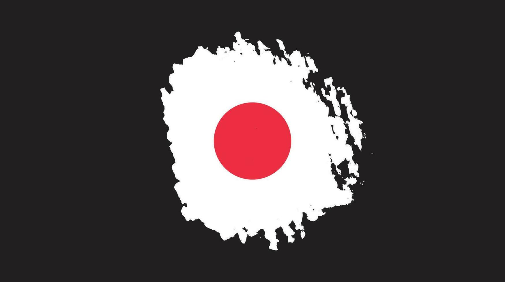 Japan texture flag vector design