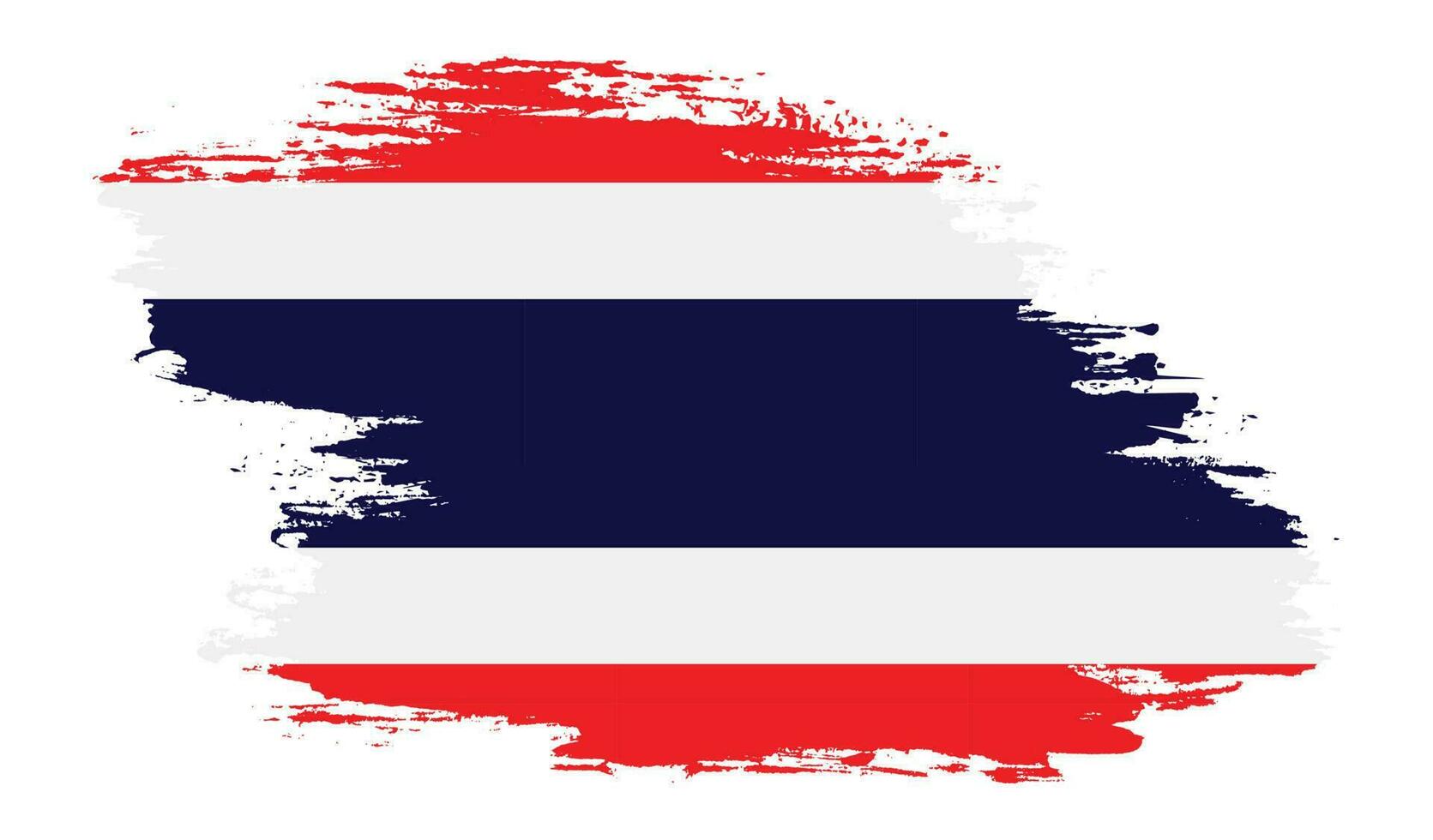 Vintage style Thailand flag vector design