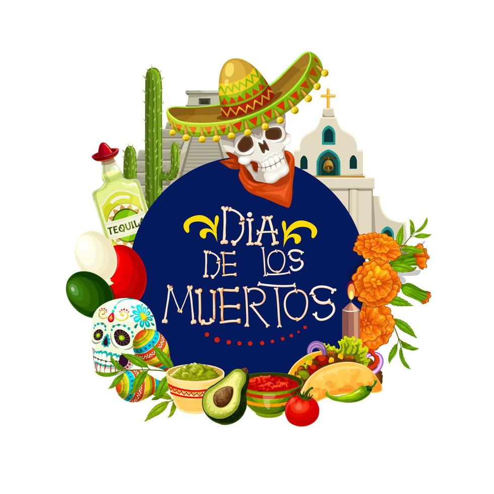 fiesta mexicana del dia de los muertos, dia de los muertos vector