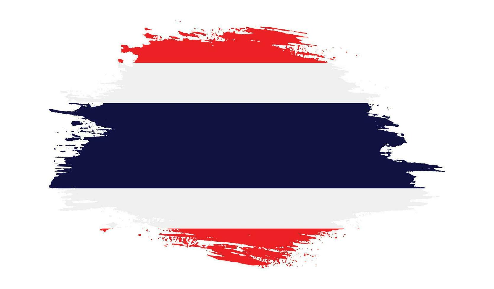 Graphic Thailand grunge flag vector