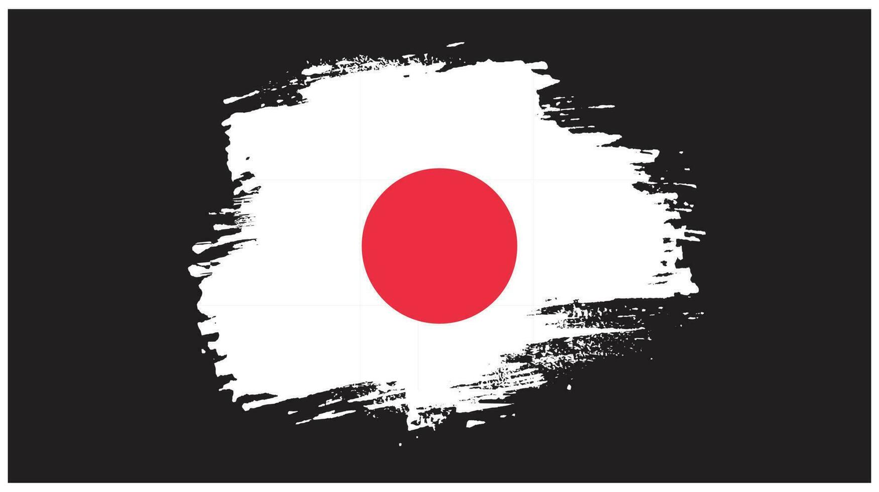 nueva bandera creativa de grunge de japón vector