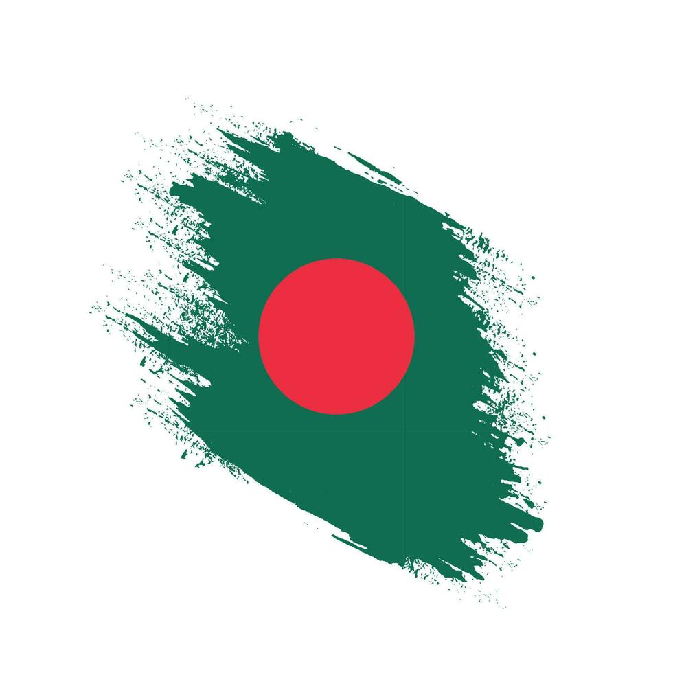 nuevo vector de bandera abstracta de bangladesh