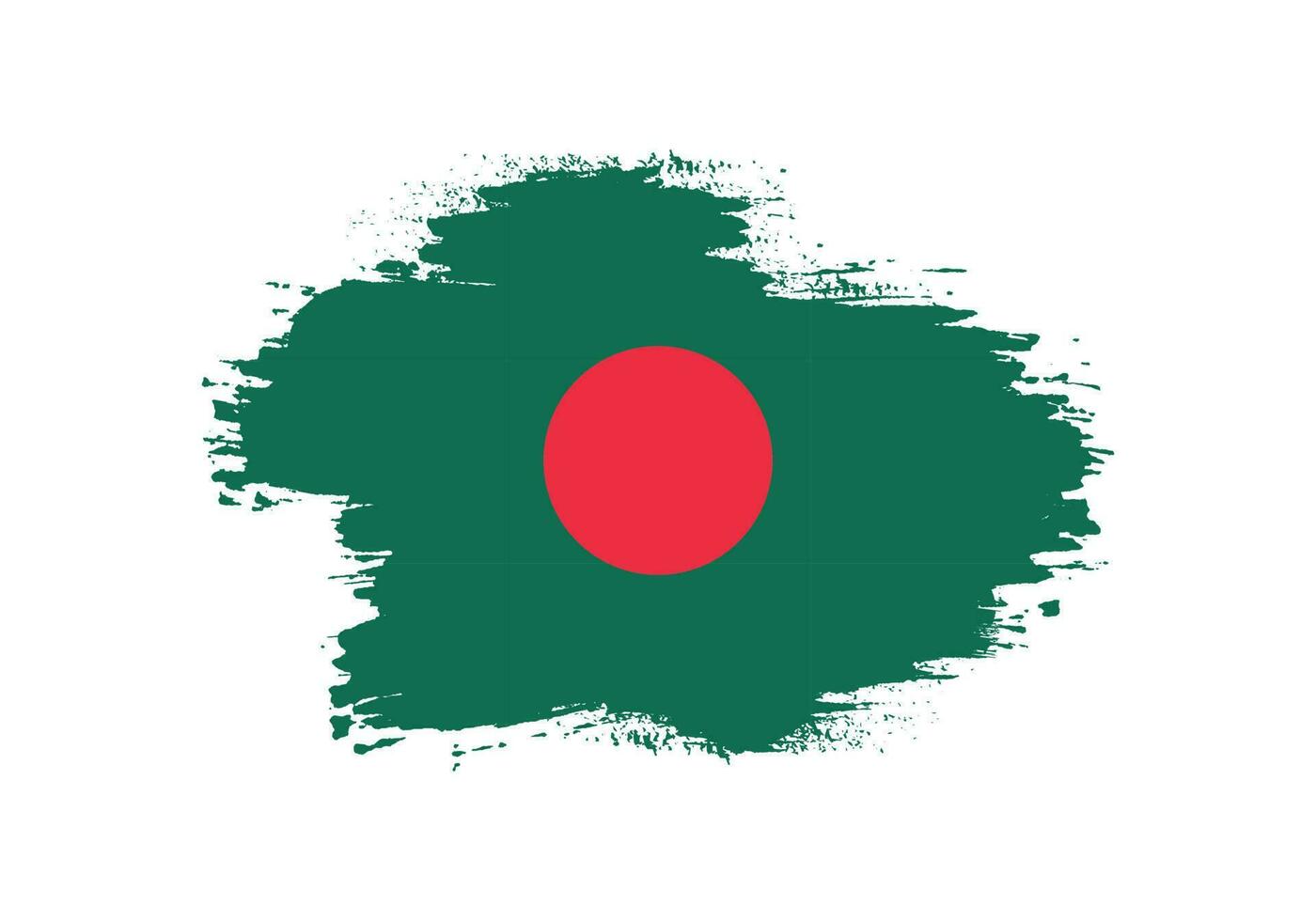 New Bangladesh grungy flag vector