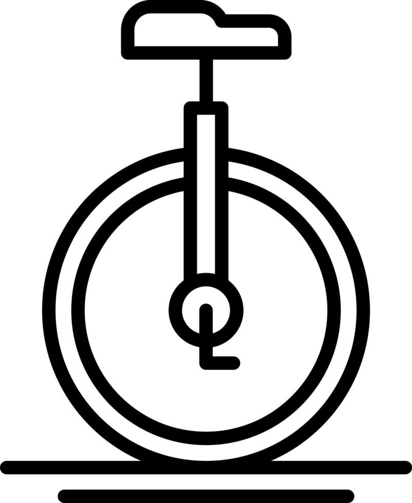 Monocycle Vector Icon Design