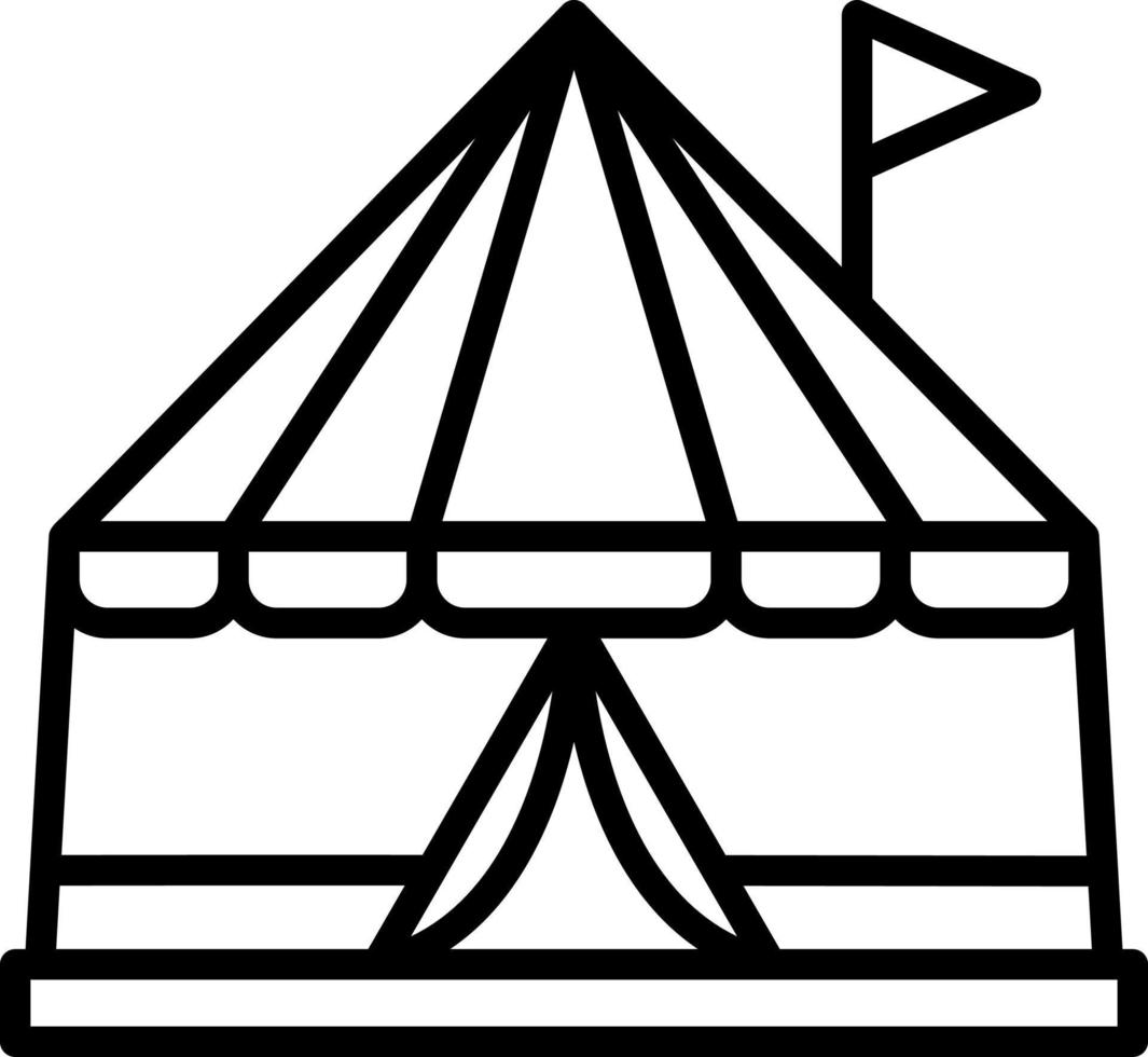 diseño de icono de vector de circo