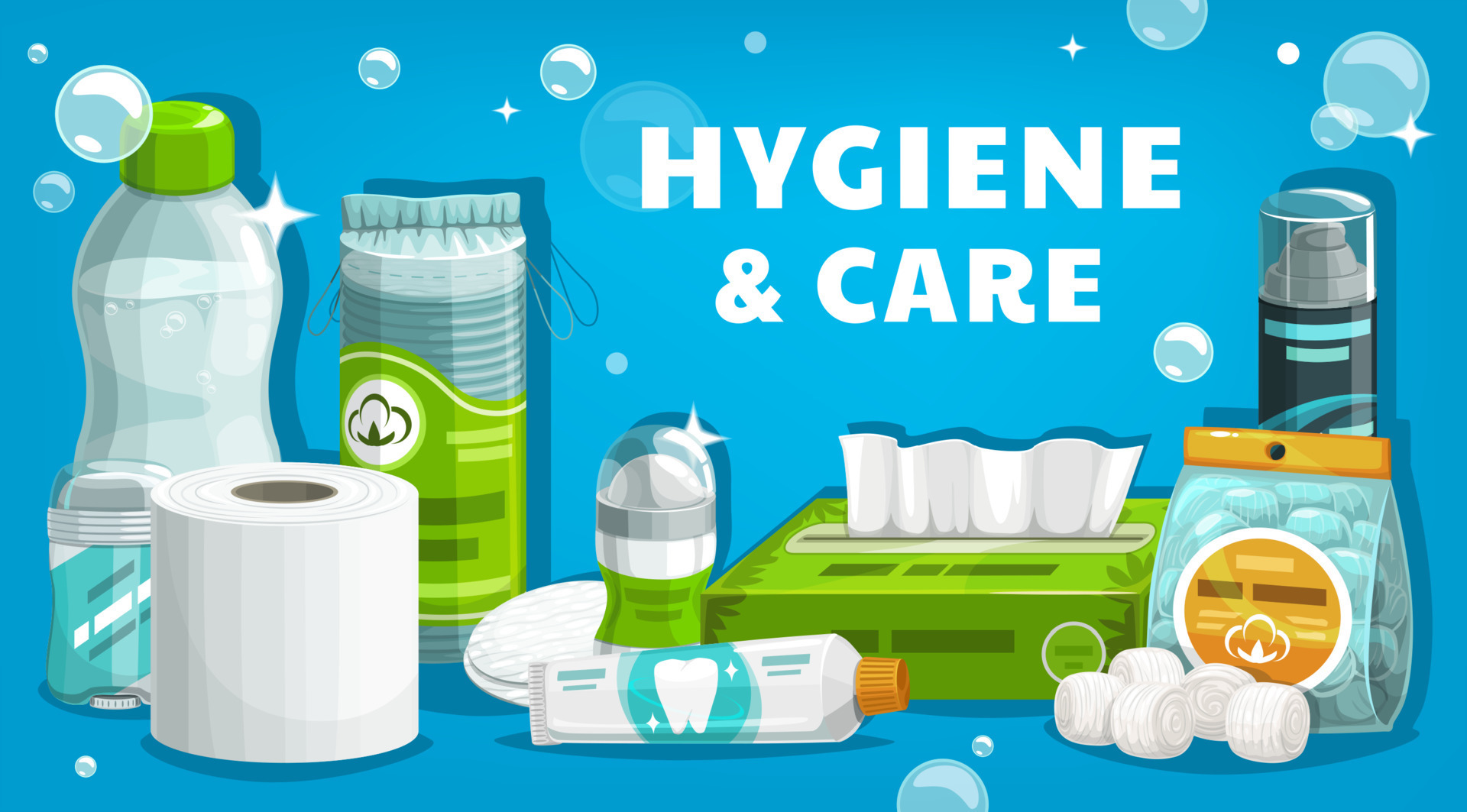 Daily Hygiene Personal Health Care Product Poster 16544580 Vector Art daily-hygiene-personal-health-care-product-poster-16544580-vector-art