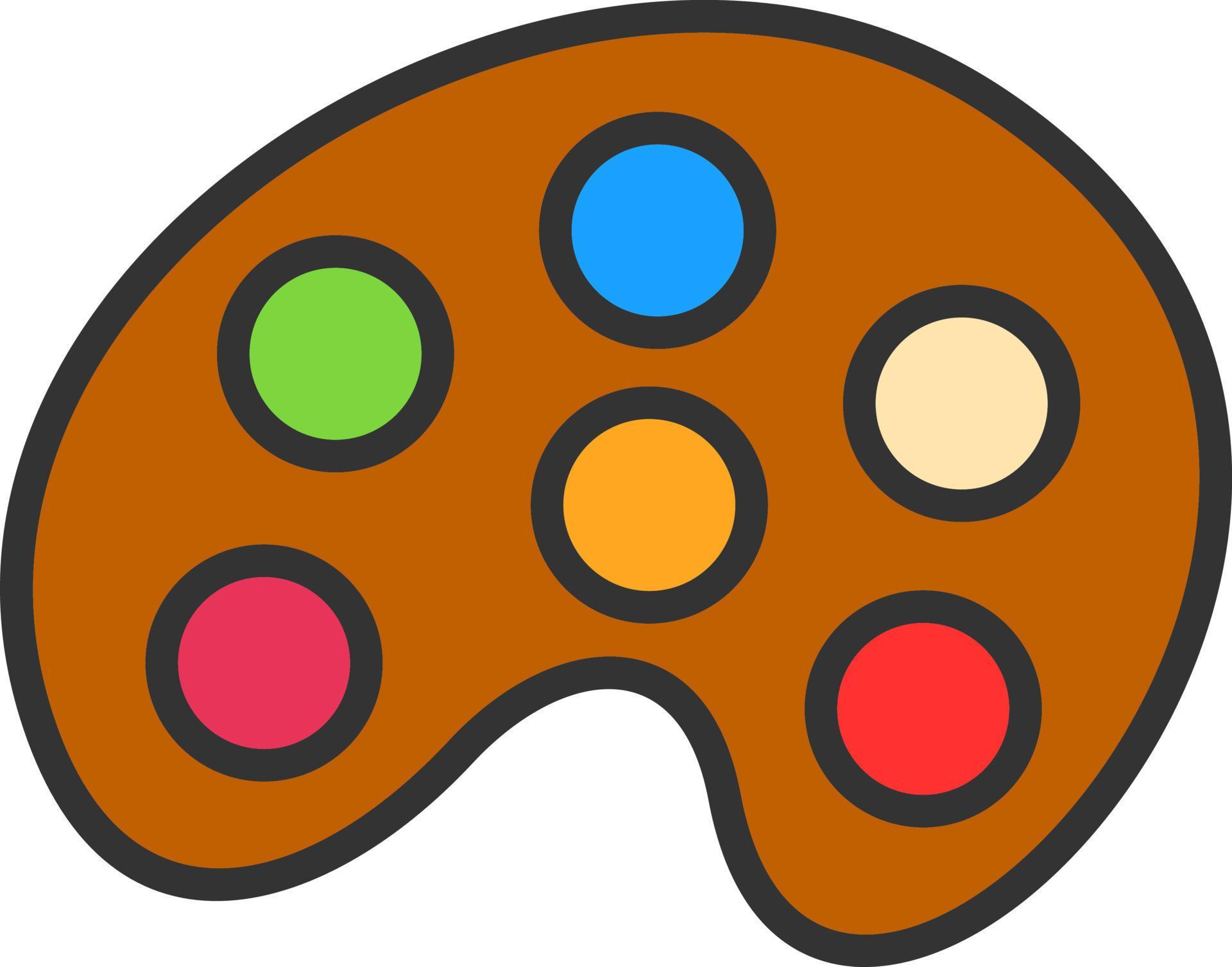 Paint Palette Vector Icon Design 16544697 Vector Art at Vecteezy