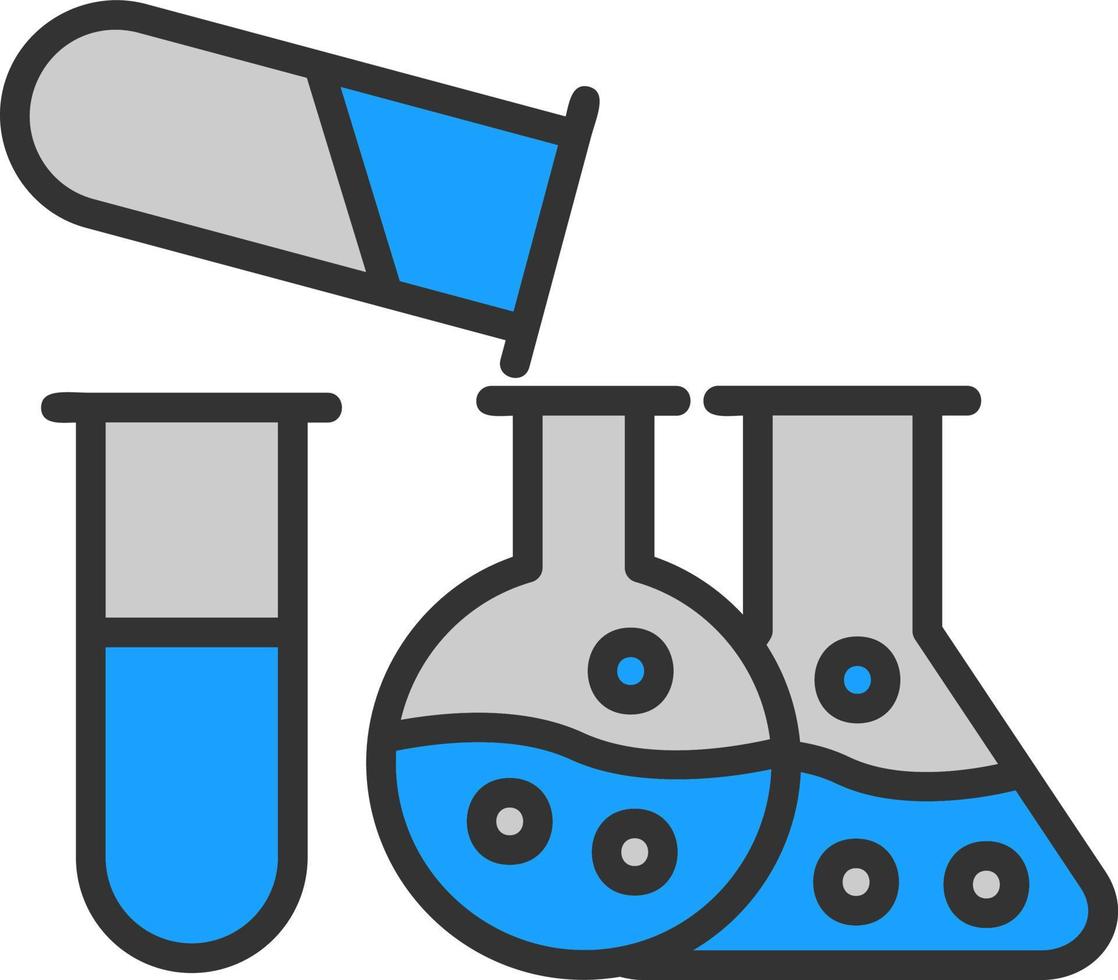 diseño de icono de vector de experimento