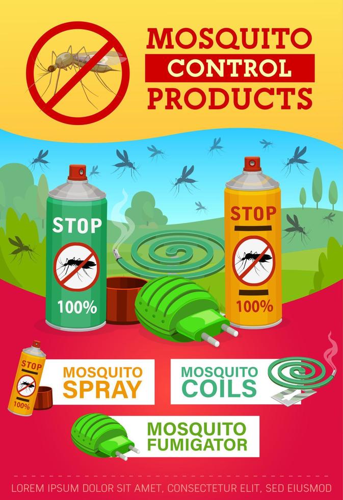 Pest control, mosquito disinsection repellents vector