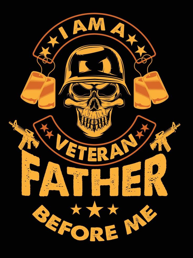 veteran tshirt design vector