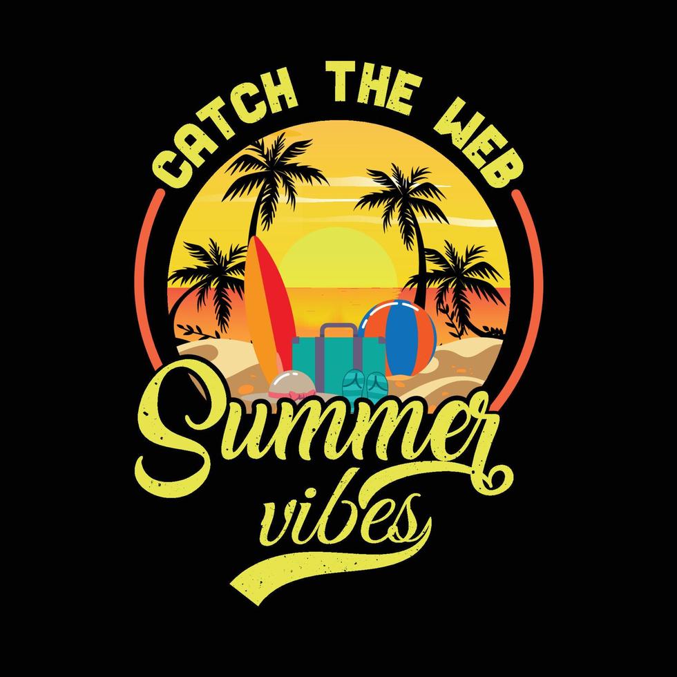 Summer T-Shirt Design vector