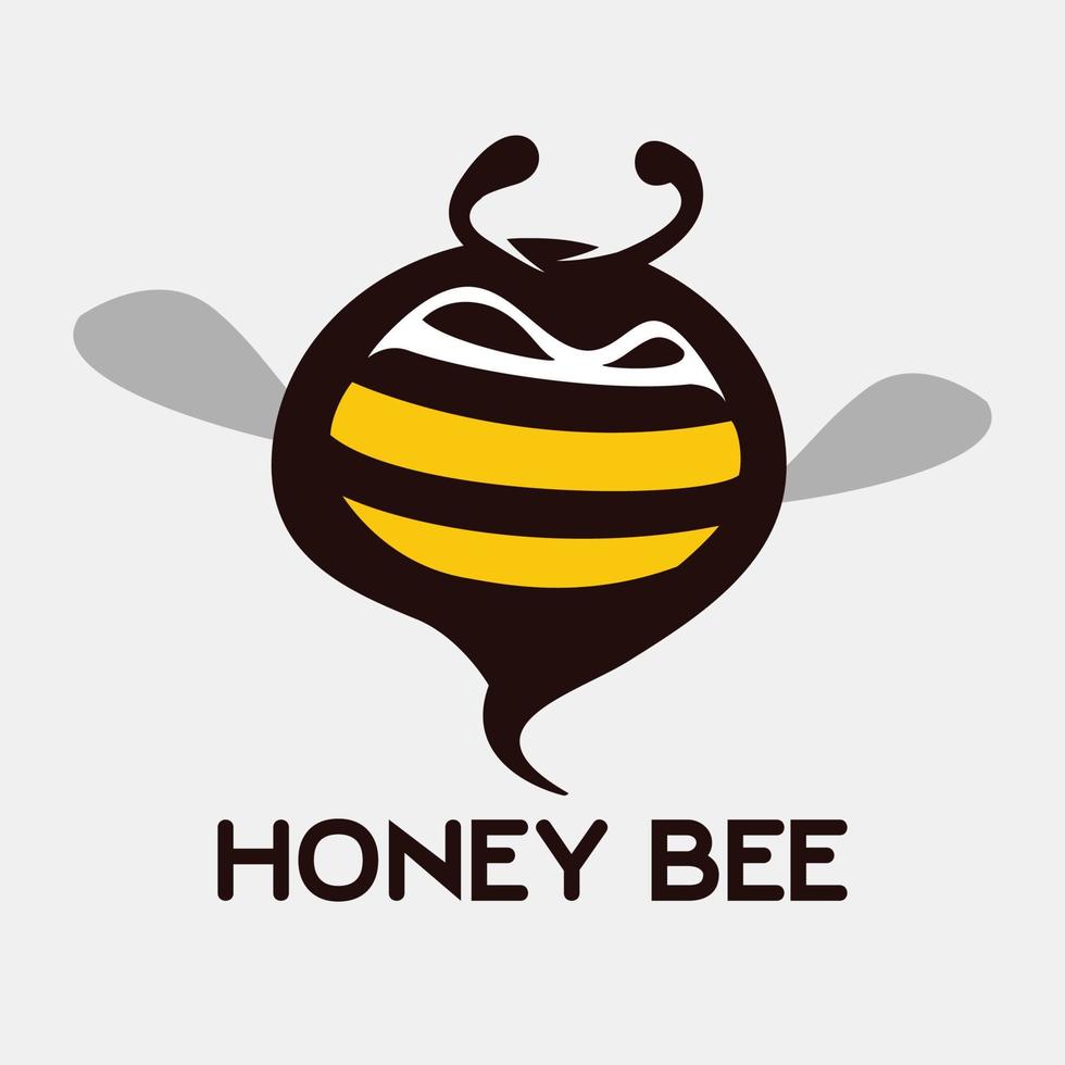 Cartoonish Honey Bee Character vector