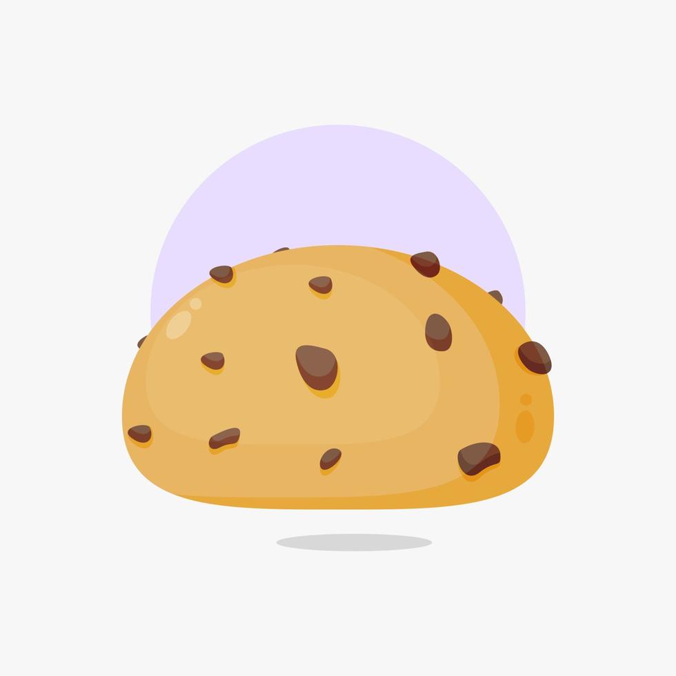 cookie icon cartoon style illustration vector