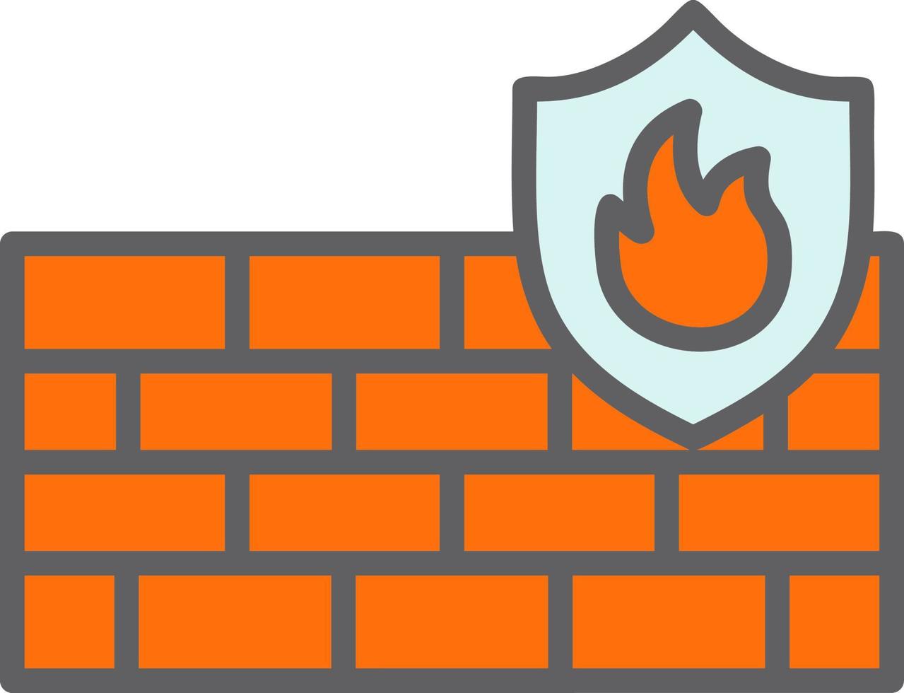 Firewall Vector Icon