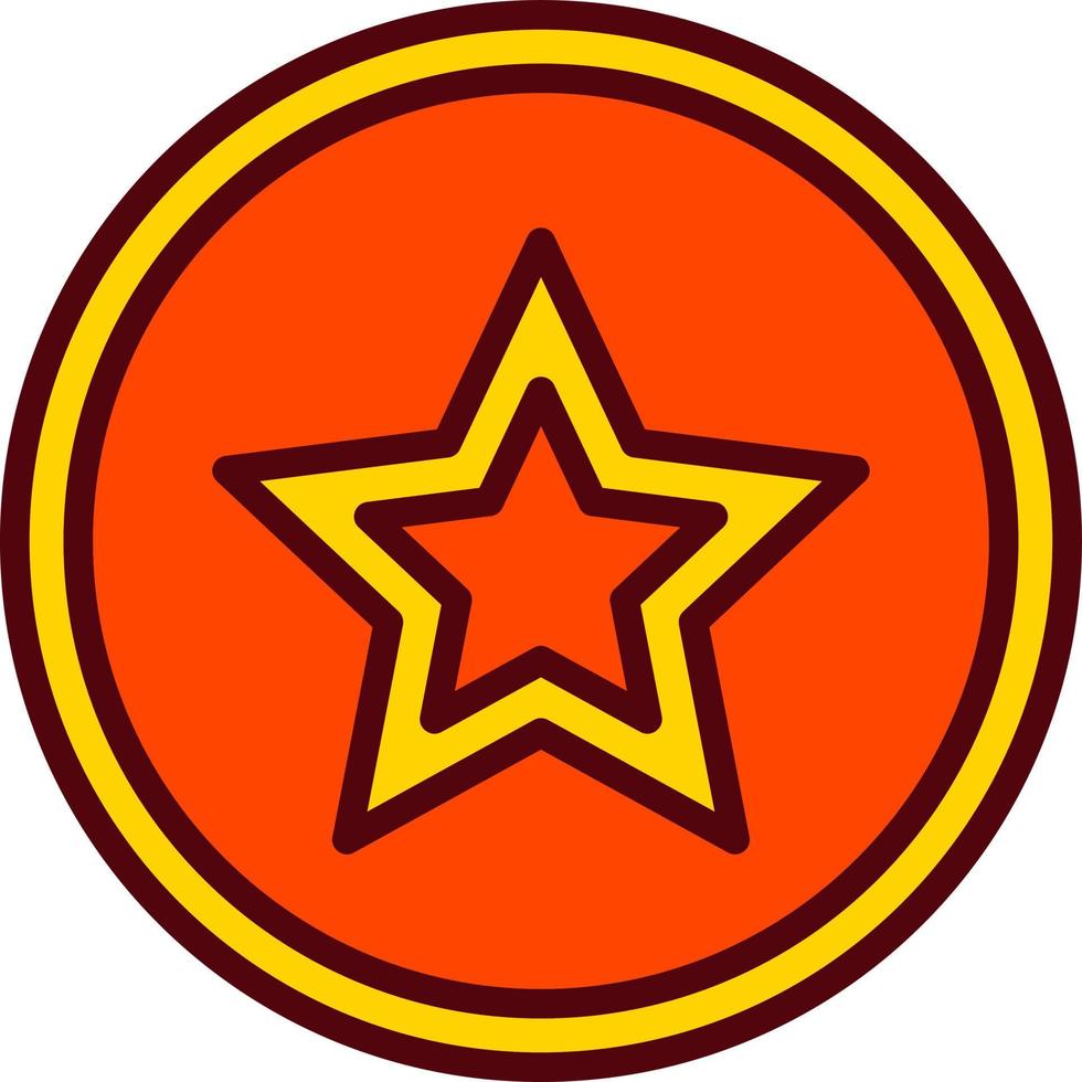 Starred Vector Icon