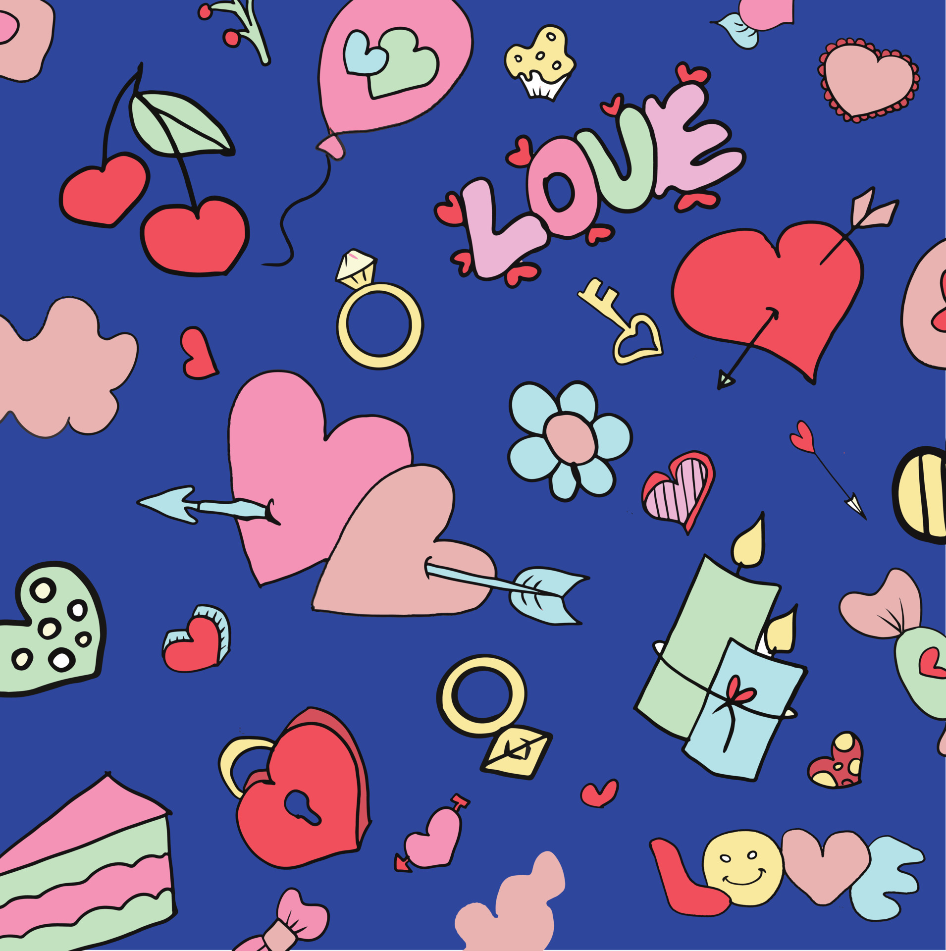 Wedding Valentine's Day Girlish Romantic Textile Wrapping Paper