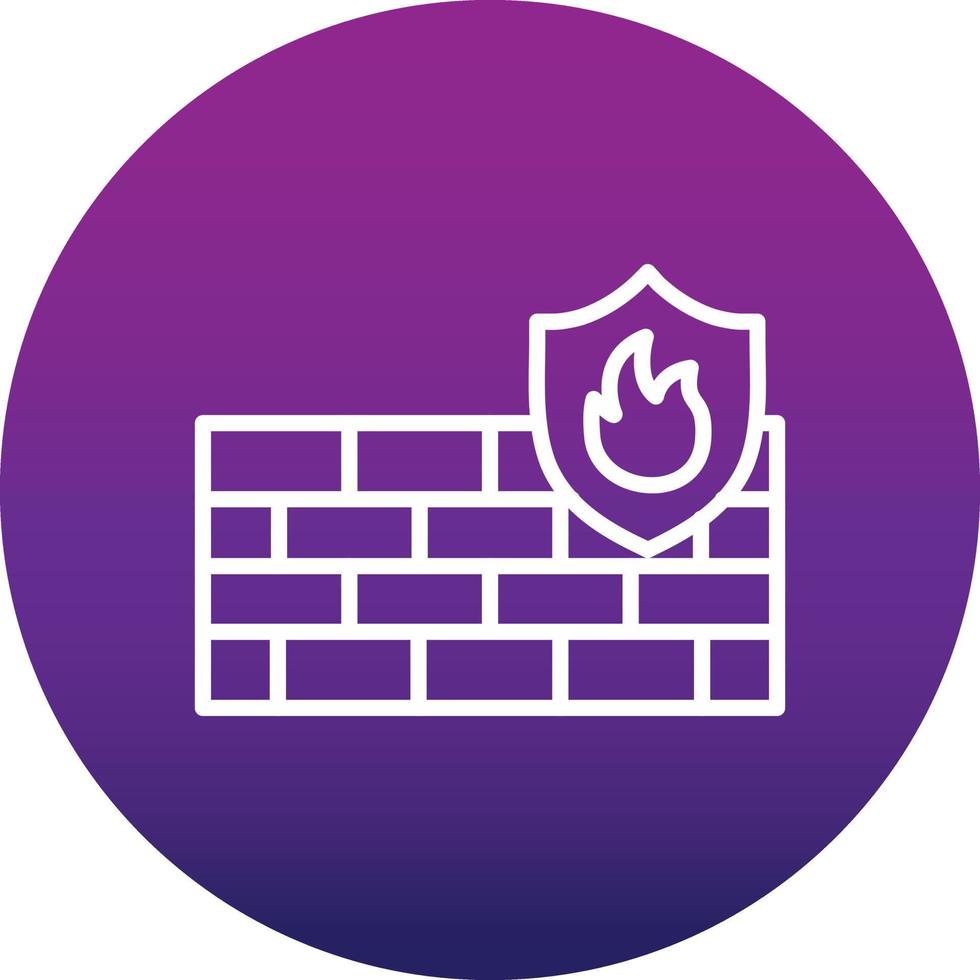 Firewall Vector Icon