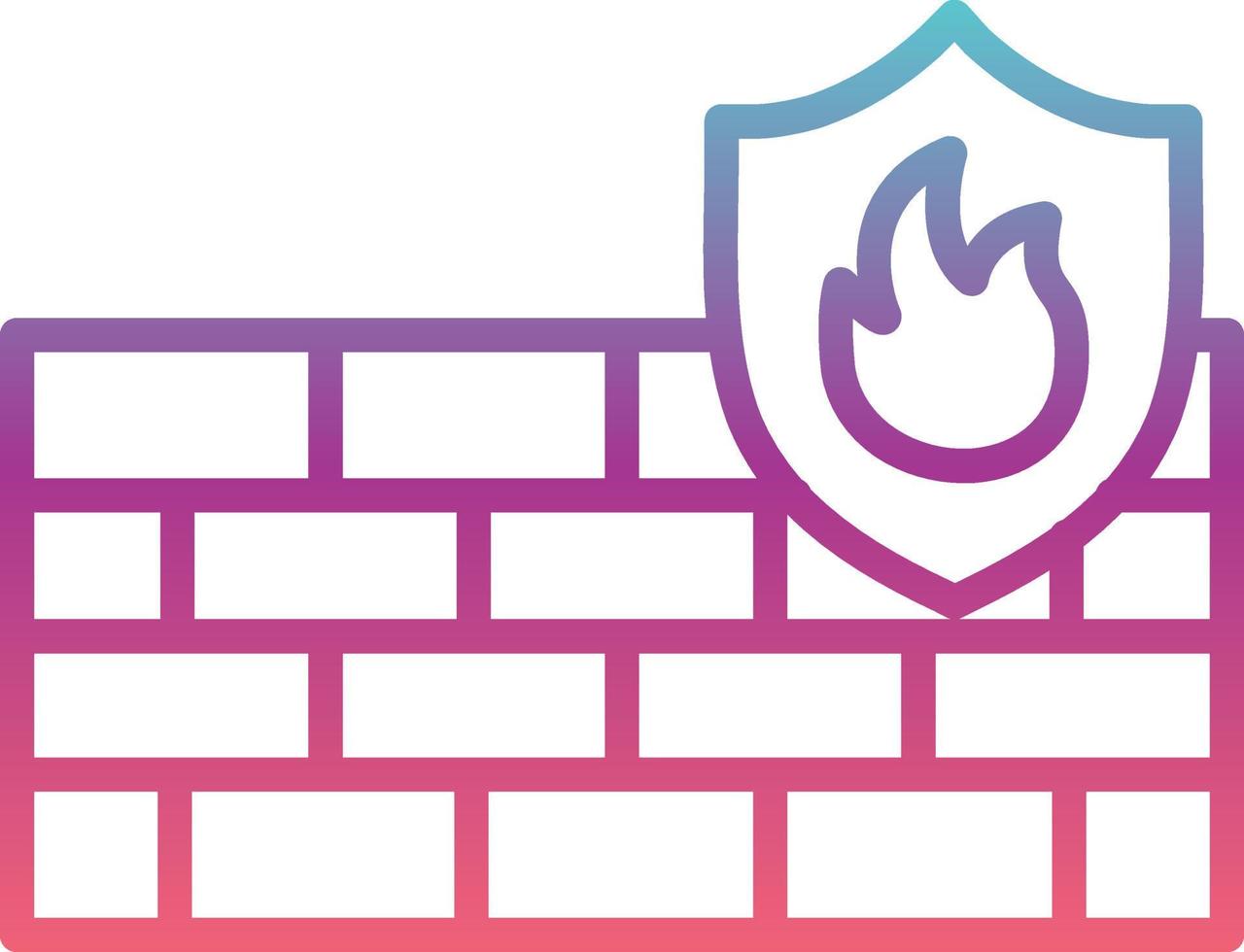 Firewall Vector Icon