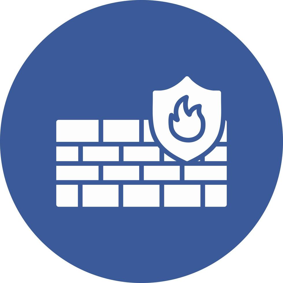 icono de vector de firewall