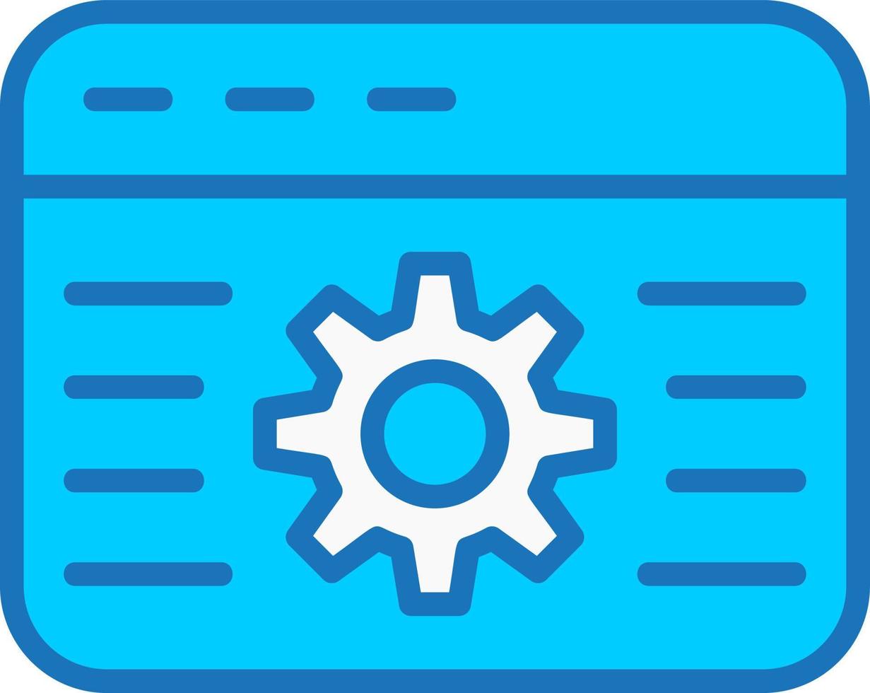 Browser Settings Vector Icon