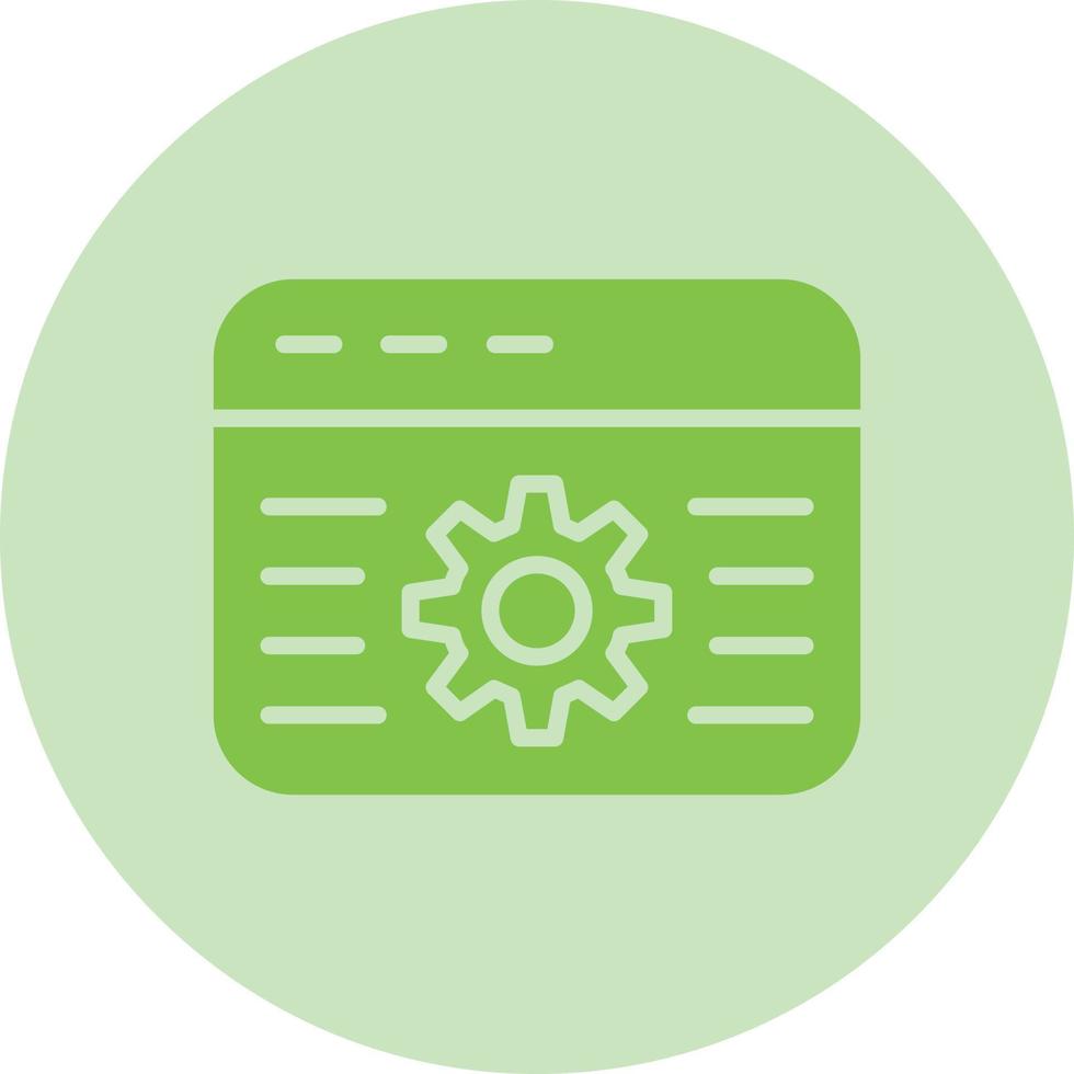 Browser Settings Vector Icon